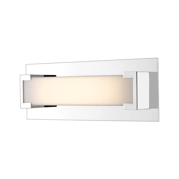 Z-Lite Elara 1 Light Wall Sconce, Chrome & Frosted 1926-1S-CH-LED - main